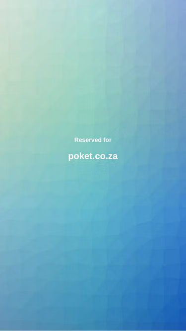 Screenshot of poket.co.za
