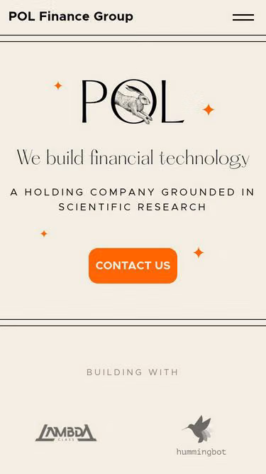 Screenshot of pol.finance