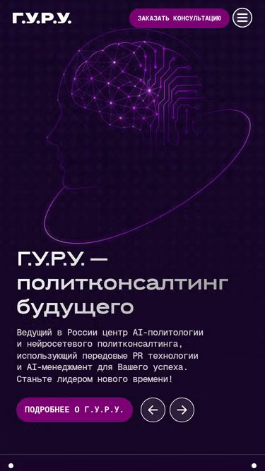 Screenshot of polit.guru