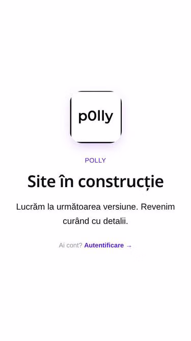 Screenshot of polly.ro