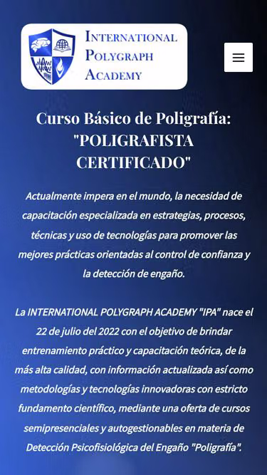 Screenshot of polygraph.academy