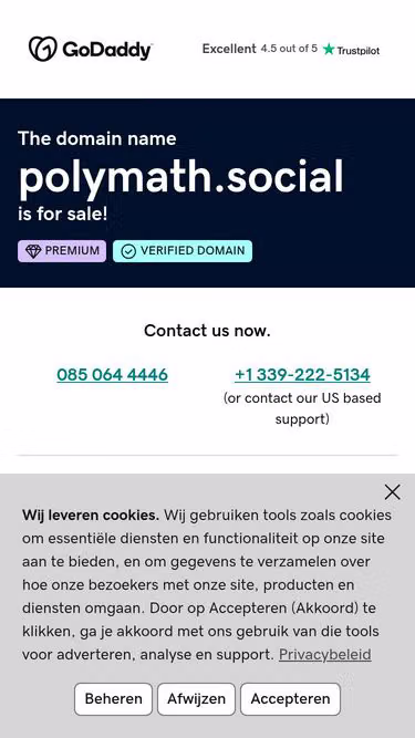 Screenshot of polymath.social