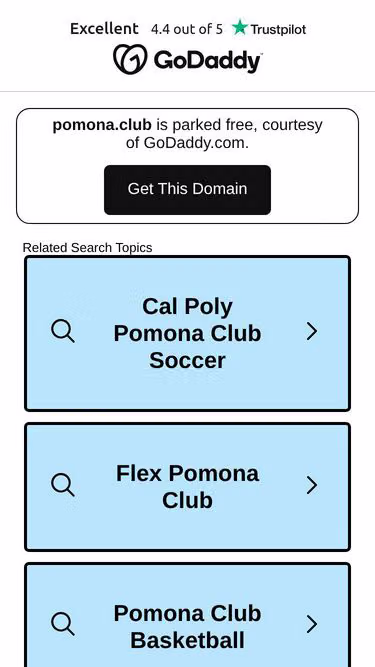 Screenshot of pomona.club