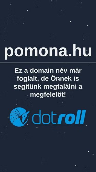Screenshot of pomona.hu