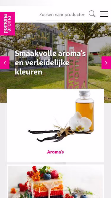 Screenshot of pomona.nl