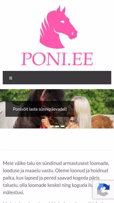 Screenshot of poni.ee