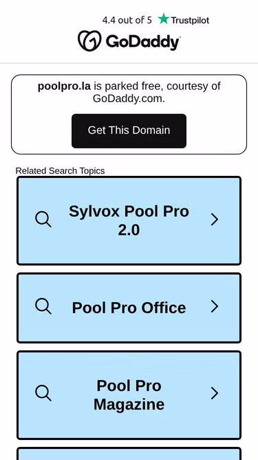 Screenshot of poolpro.la