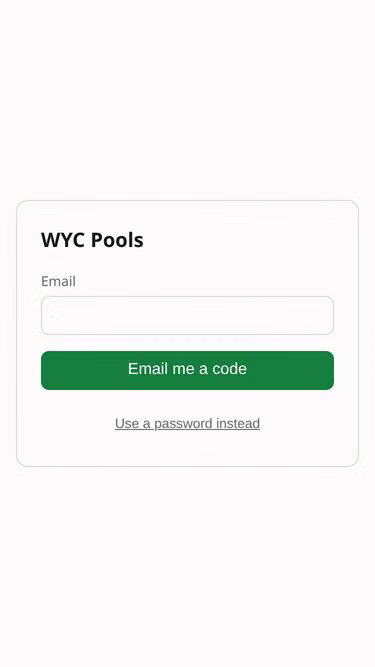 Screenshot of pools.club
