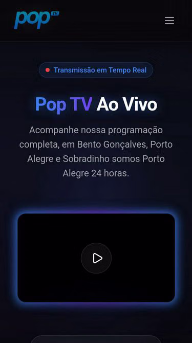 Screenshot of pop.tv.br
