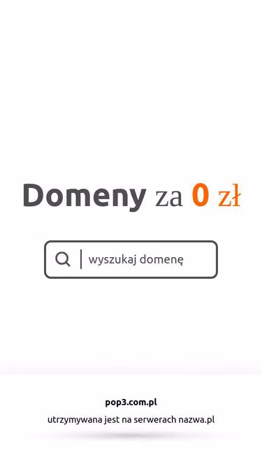Screenshot of pop3.com.pl