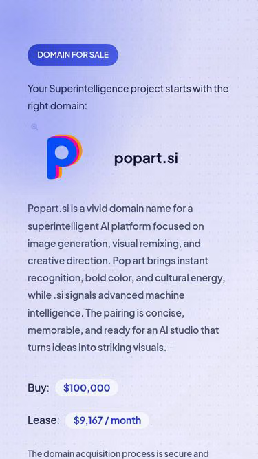 Screenshot of popart.si