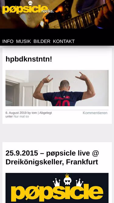 Screenshot of popsicle.de