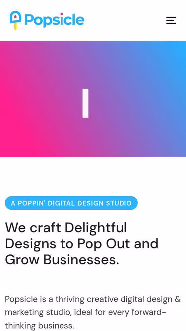 Screenshot of popsicle.studio