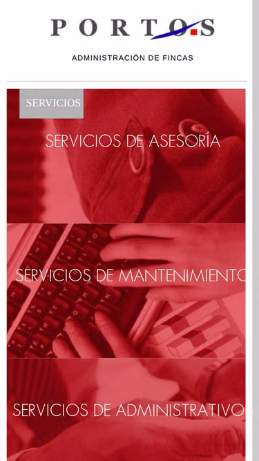 Screenshot of portos.es