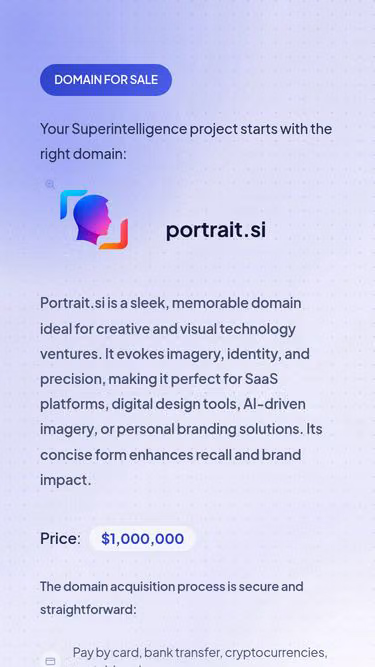 Screenshot of portrait.si
