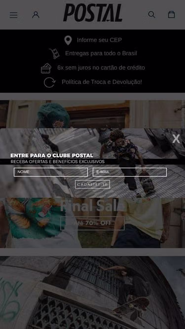 Screenshot of postal.com.br