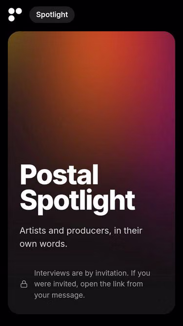 Screenshot of postal.lifestyle
