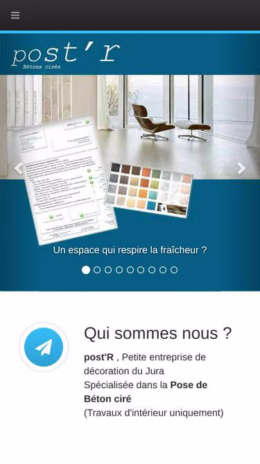 Screenshot of postr.net