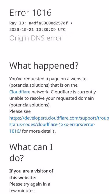 Screenshot of potencia.solutions