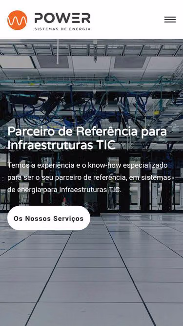 Screenshot of power.co.mz