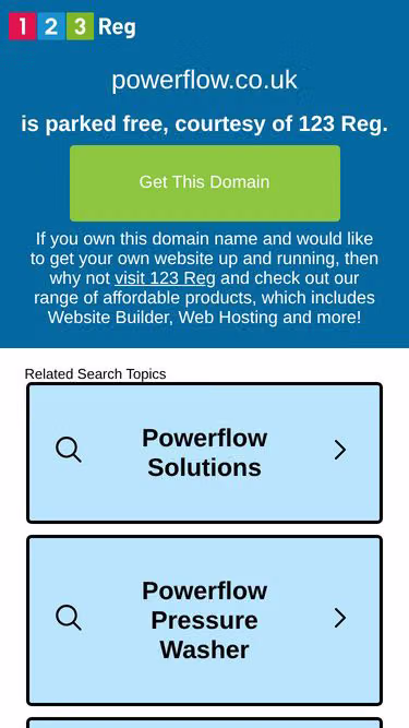 Screenshot of powerflow.co.uk