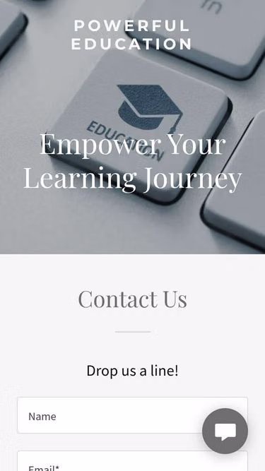 Screenshot of powerful.education