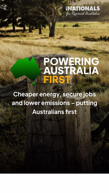 Screenshot of powering.au