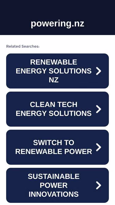 Screenshot of powering.nz