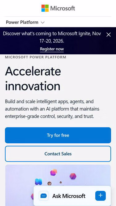 Screenshot of powerplatform.fr