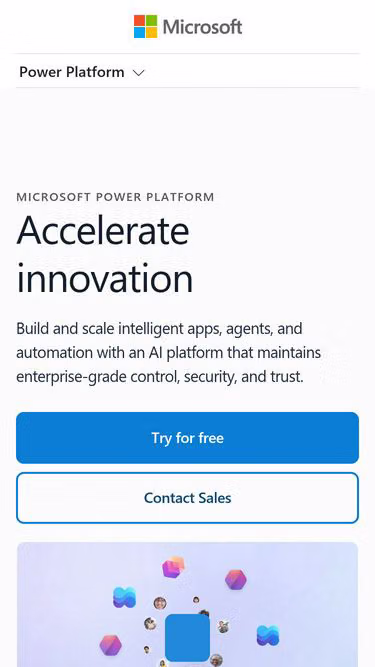 Screenshot of powerplatform.my