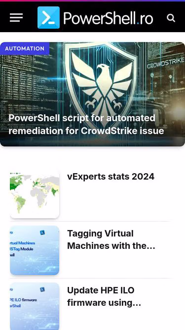 Screenshot of powershell.ro