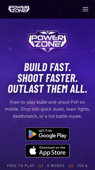 Screenshot of powerzone.gg