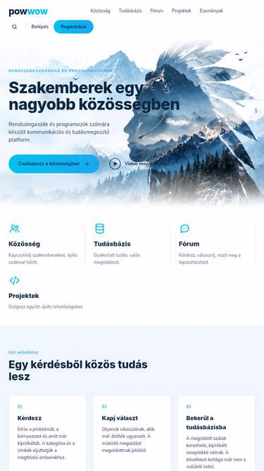 Screenshot of powwow.hu