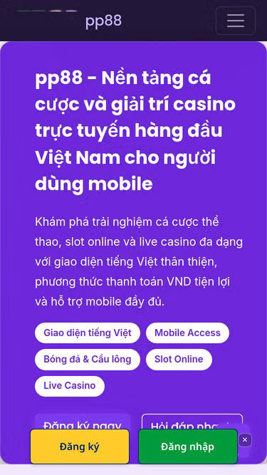 Screenshot of pp88.dev