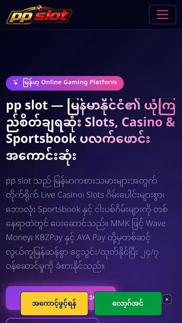 Screenshot of ppslot.wine