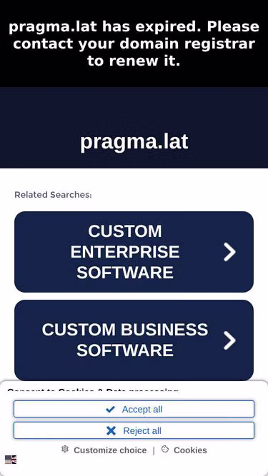 Screenshot of pragma.lat