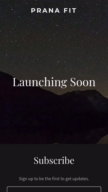Screenshot of prana.fit