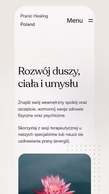 Screenshot of pranichealing.pl