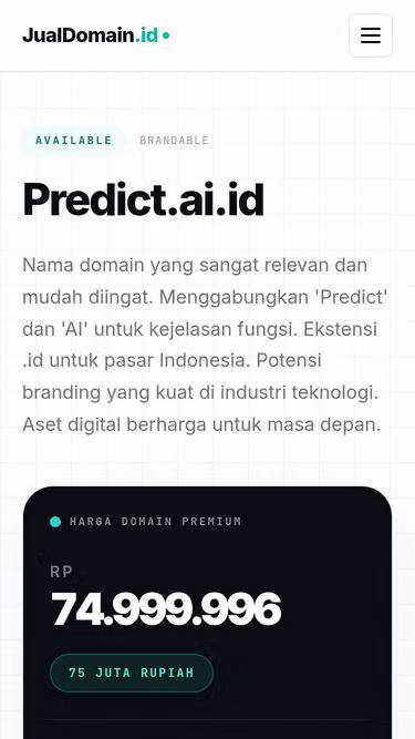 Screenshot of predict.ai.id
