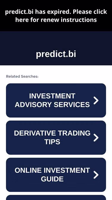 Screenshot of predict.bi