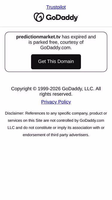 Screenshot of predictionmarket.tv