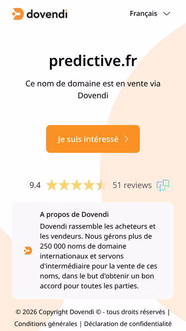 Screenshot of predictive.fr