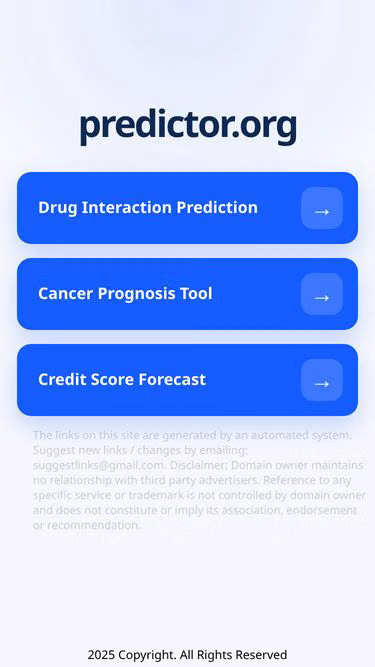 Screenshot of predictor.org