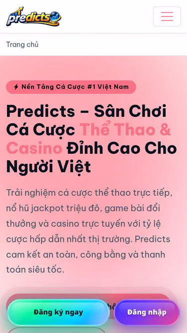 Screenshot of predicts.bid