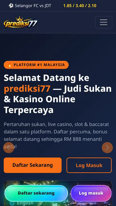 Screenshot of prediksi77.run