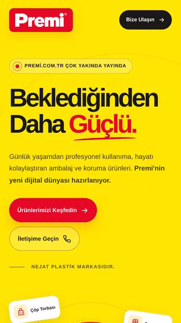 Screenshot of premi.com.tr