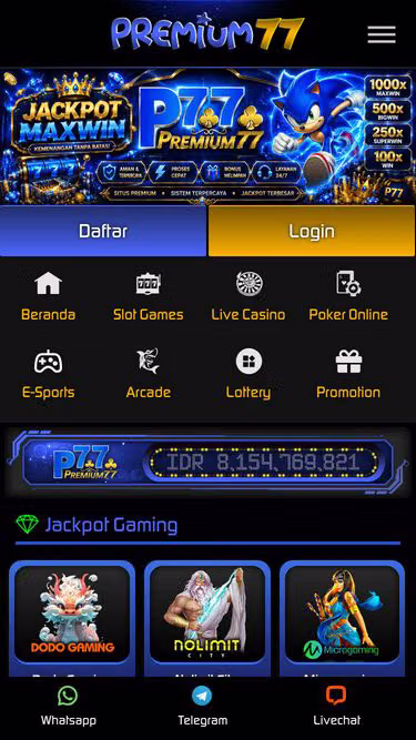 Screenshot of premium77.shop
