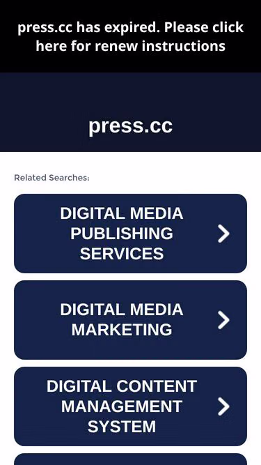 Screenshot of press.cc
