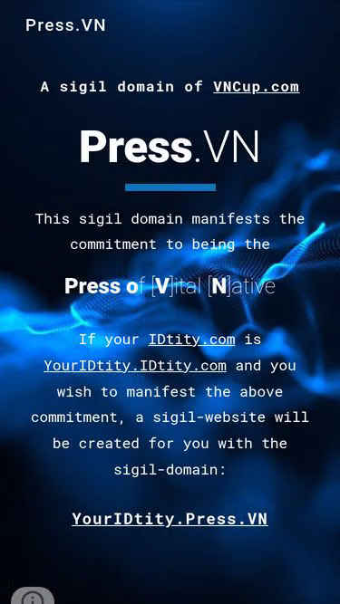 Screenshot of press.vn