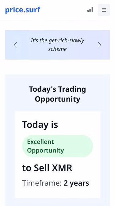 Screenshot of price.surf
